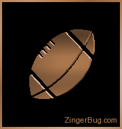 Click to get the codes for this image. 3D Graphic Brown Football Charm, Sports, Sports Free Image, Glitter Graphic, Greeting or Meme for Facebook, Twitter or any blog.