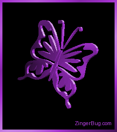 Click to get the codes for this image. 3D Graphic Butterfly Purple, Animals, Animals  Butterflies  Bugs Free Image, Glitter Graphic, Greeting or Meme for Facebook, Twitter or any forum or blog.
