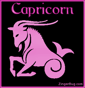 Click to get the codes for this image. 3d Capricorn Pink Astrological Sign, Capricorn Free Glitter Graphic, Animated GIF for Facebook, Twitter or any forum or blog.