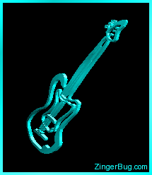 Click to get the codes for this image. 3D Graphic Fender Aqua, Music Comments, Musical Symbols  Instruments Free Image, Glitter Graphic, Greeting or Meme for Facebook, Twitter or any blog.