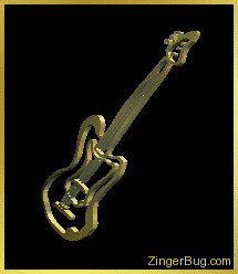 Click to get the codes for this image. 3D Graphic Fender Gold, Music Comments, Musical Symbols  Instruments Free Image, Glitter Graphic, Greeting or Meme for Facebook, Twitter or any blog.