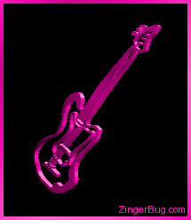 Click to get the codes for this image. 3D Graphic Fender Pink, Music Comments, Musical Symbols  Instruments Free Image, Glitter Graphic, Greeting or Meme for Facebook, Twitter or any blog.