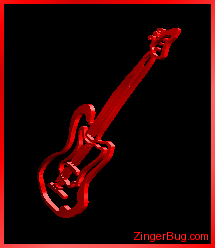Click to get the codes for this image. 3D Graphic Fender Red, Music Comments, Musical Symbols  Instruments Free Image, Glitter Graphic, Greeting or Meme for Facebook, Twitter or any blog.