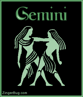 Click to get the codes for this image. 3d Gemini Green Astrological Sign, Gemini Free Glitter Graphic, Animated GIF for Facebook, Twitter or any forum or blog.
