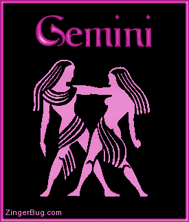 Click to get the codes for this image. 3d Gemini Pink Astrological Sign, Gemini Free Glitter Graphic, Animated GIF for Facebook, Twitter or any forum or blog.