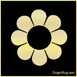 Click to get the codes for this image. 3D Graphic Gold Flower, Flowers, Flowers Free Image, Glitter Graphic, Greeting or Meme for Facebook, Twitter or any blog.