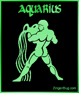 Click to get the codes for this image. 3D Graphic Green Aquarius Astrological Sign, Aquarius Free Glitter Graphic, Animated GIF for Facebook, Twitter or any forum or blog.