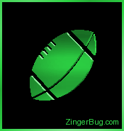 Click to get the codes for this image. 3D Graphic Green Football Charm, Sports, Sports Free Image, Glitter Graphic, Greeting or Meme for Facebook, Twitter or any blog.