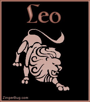Click to get the codes for this image. 3d Leo Brown Astrological Sign, Leo Free Glitter Graphic, Animated GIF for Facebook, Twitter or any forum or blog.