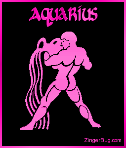 Click to get the codes for this image. 3D Graphic Pink Aquarius Astrological Sign, Aquarius Free Glitter Graphic, Animated GIF for Facebook, Twitter or any forum or blog.