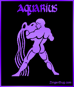 Click to get the codes for this image. 3D Graphic Purple Aquarius Astrological Sign, Aquarius Free Glitter Graphic, Animated GIF for Facebook, Twitter or any forum or blog.