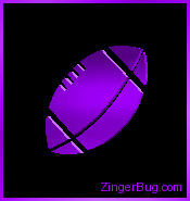 Click to get the codes for this image. 3D Graphic Purple Football Charm, Sports, Sports Free Image, Glitter Graphic, Greeting or Meme for Facebook, Twitter or any blog.