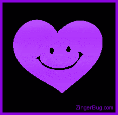 Click to get the codes for this image. 3D Graphic Purple Smile Heart, Smiley Faces, Hearts, Hearts, Smiley and Other Faces Free Image, Glitter Graphic, Greeting or Meme for Facebook, Twitter or any blog.