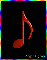 Click to get the codes for this image. 3D Graphic Rainbow Eighth Note, Music Comments, Musical Symbols  Instruments Free Image, Glitter Graphic, Greeting or Meme for Facebook, Twitter or any blog.