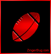 Click to get the codes for this image. 3D Graphic Red Football Charm, Sports, Sports Free Image, Glitter Graphic, Greeting or Meme for Facebook, Twitter or any blog.