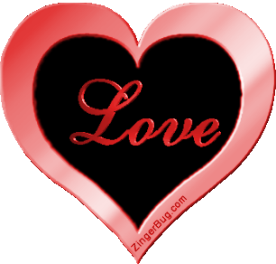Click to get the codes for this image. This graphic comment features a 3 dimensional script of the word Love rotating inside of a red heart.