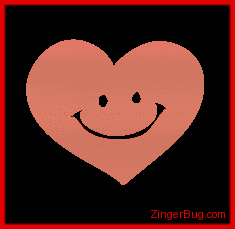 Click to get the codes for this image. This cute comment shows a red 3D rotating smiley face heart.
