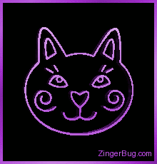 Click to get the codes for this image. 3D Graphic Silly Cat Head Color Change, Animals  Cats, Animals  Cats Free Image, Glitter Graphic, Greeting or Meme for Facebook, Twitter or any forum or blog.
