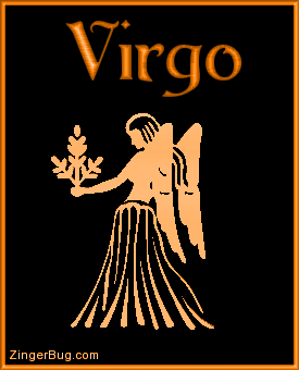 Click to get the codes for this image. 3d Virgo Orange Astrological Sign, Virgo Free Glitter Graphic, Animated GIF for Facebook, Twitter or any forum or blog.