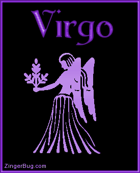 Click to get the codes for this image. 3d Virgo Purple Astrological Sign, Virgo Free Glitter Graphic, Animated GIF for Facebook, Twitter or any forum or blog.