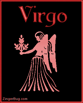 Click to get the codes for this image. 3d Virgo Red Astrological Sign, Virgo Free Glitter Graphic, Animated GIF for Facebook, Twitter or any forum or blog.