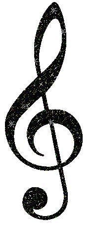 Click to get the codes for this image. G Clef Black Glitter Graphic, Music Comments, Musical Symbols  Instruments Free Image, Glitter Graphic, Greeting or Meme for Facebook, Twitter or any blog.
