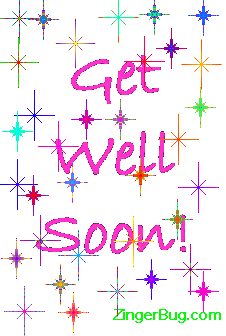 Click to get the codes for this image. Get well Soon Colored stars Glitter Graphic, Get Well Soon Free Image, Glitter Graphic, Greeting or Meme for any Facebook, Twitter or any blog.