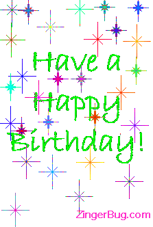 Click to get the codes for this image. Happy Birthday Colorful Stars, Birthday Stars, Happy Birthday Free Image, Glitter Graphic, Greeting or Meme for Facebook, Twitter or any forum or blog.