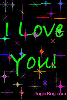 Click to get the codes for this image. I love you stars Glitter Graphic, Love and Romance, I Love You Free Image, Glitter Graphic, Greeting or Meme for Facebook, Twitter or any blog.