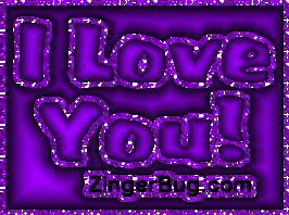 Click to get the codes for this image. I Love You Purple Gradient, Love and Romance, I Love You Free Image, Glitter Graphic, Greeting or Meme for Facebook, Twitter or any blog.