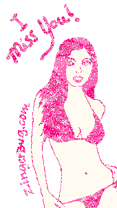 Click to get the codes for this image. I Miss You Swimsuit Girl Pink, I Miss You Free Image, Glitter Graphic, Greeting or Meme for any Facebook, Twitter or any blog.