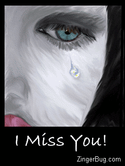 Click to get the codes for this image. I Miss You Teardrop Face, I Miss You Free Image, Glitter Graphic, Greeting or Meme for any Facebook, Twitter or any blog.
