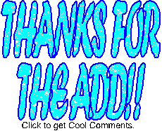 Click to get the codes for this image. Light Blue Sparkle Add Glitter Text, Thanks For The Add Free Image, Glitter Graphic, Greeting or Meme for any forum, website or blog.