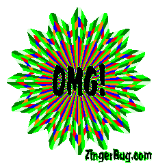 Click to get the codes for this image. Omg Green Psychodelic Starburst, OMG Free Image, Glitter Graphic, Greeting or Meme for Facebook, Twitter or any forum or blog.