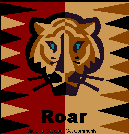 Click to get the codes for this image. Roaring Lion, Animals  Cats Free Image, Glitter Graphic, Greeting or Meme for Facebook, Twitter or any forum or blog.