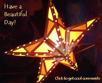 Click to get the codes for this image. Have a Beautiful Day Star lamp Photo, Have a Great Day Free Image, Glitter Graphic, Greeting or Meme for any Facebook, Twitter or any blog.
