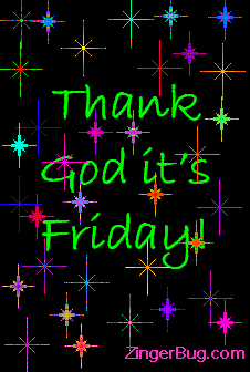 Click to get the codes for this image. Tgif stars Glitter Graphic, Happy Friday, TGIF Free Image, Glitter Graphic, Greeting or Meme for Facebook, Twitter or any forum or blog.