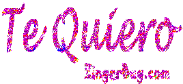 Click to get the codes for this image. Te quiero Glitter Text, Love and Romance, Spanish Free Image, Glitter Graphic, Greeting or Meme for Facebook, Twitter or any blog.