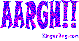 Click to get animated GIF glitter graphics of the word Aargh.