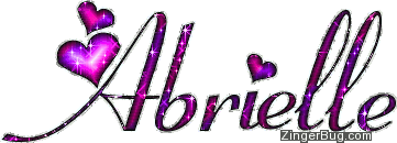Click to get the codes for this image. Abrielle Pink And Purple Glitter Name, Girl Names Free Image Glitter Graphic for Facebook, Twitter or any blog.