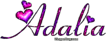 Click to get the codes for this image. Adalia Pink And Purple Glitter Name, Girl Names Free Image Glitter Graphic for Facebook, Twitter or any blog.