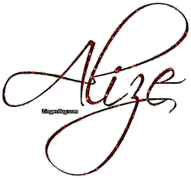 Click to get the codes for this image. Alize Red Glitter Name, Girl Names Free Image Glitter Graphic for Facebook, Twitter or any blog.