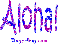 Click to get the codes for this image. Aloha Glitter Text Graphic, Hi Hello Aloha Wassup etc Free Image, Glitter Graphic, Greeting or Meme for any Facebook, Twitter or any blog.