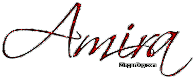Click to get the codes for this image. Amira Red Glitter Name, Girl Names Free Image Glitter Graphic for Facebook, Twitter or any blog.