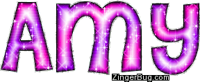 Click to get the codes for this image. Amy Pink Purple Glitter Name, Girl Names Free Image Glitter Graphic for Facebook, Twitter or any blog.