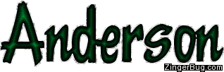Click to get the codes for this image. Anderson Dark Green Glitter Name, Guy Names Free Image Glitter Graphic for Facebook, Twitter or any blog.