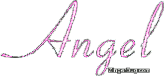 Click to get the codes for this image. Angel Pink Glittered Name, Girl Names Free Image Glitter Graphic for Facebook, Twitter or any blog.