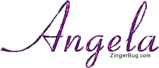 Click to get the codes for this image. Angela Pink Glitter Name Text, Girl Names Free Image Glitter Graphic for Facebook, Twitter or any blog.