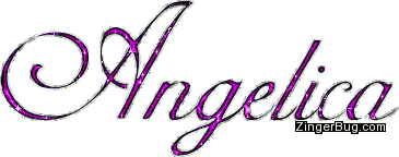 Click to get the codes for this image. Angelica Pink Glitter Name, Girl Names Free Image Glitter Graphic for Facebook, Twitter or any blog.