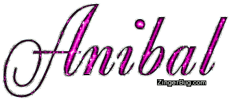 Click to get the codes for this image. Anibal Pink Glitter Name, Girl Names Free Image Glitter Graphic for Facebook, Twitter or any blog.
